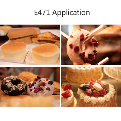 জিএমএস গ্লিসারিন মনোস্টেরেট E471 চিনাবাদাম মাখনের জন্য খাদ্য ইমলসিফায়ার